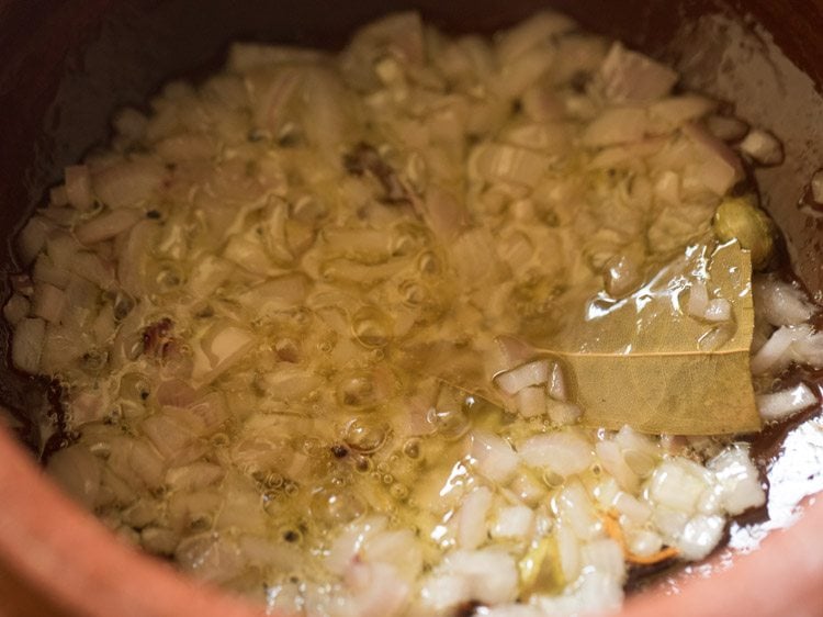 sauteing onions