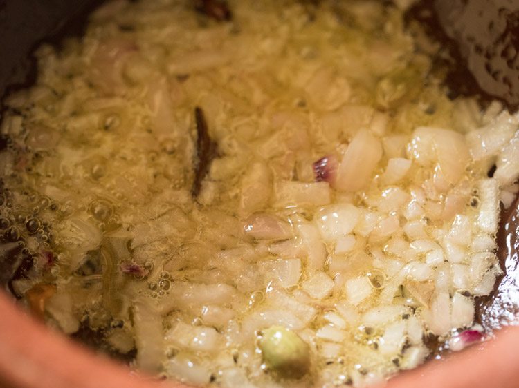 sauteing onions