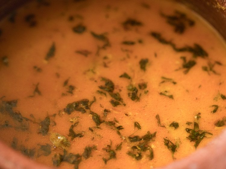 mezclar para hacer un curry suave