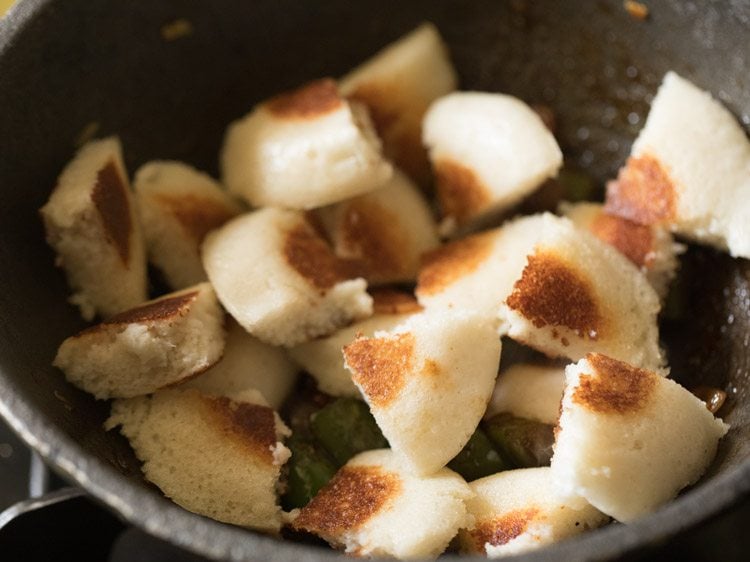 making idli manchurian recipe