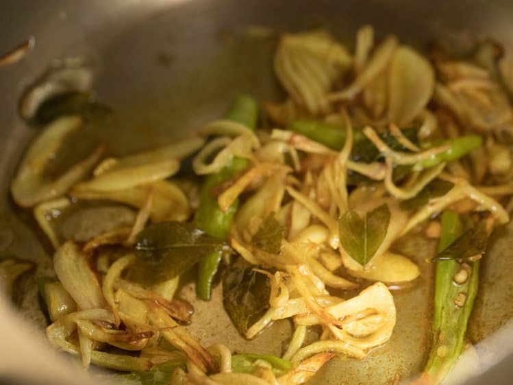 making Kerala koorka curry recipe