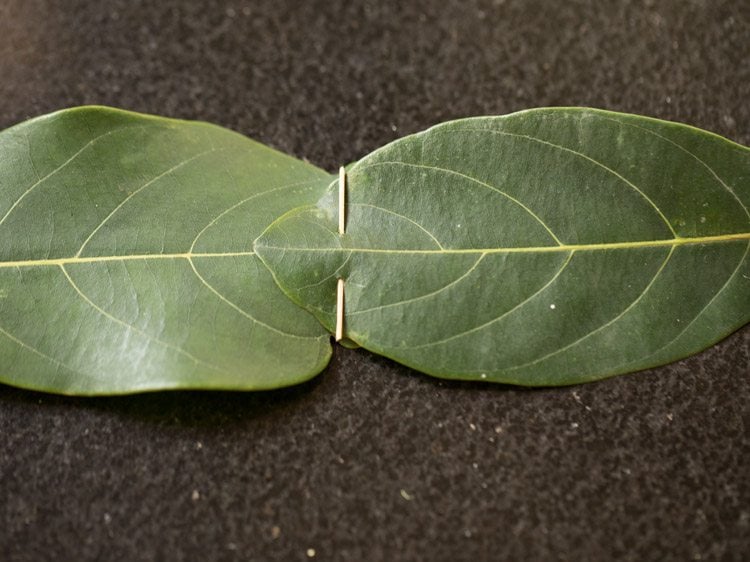 jackfruit leaves for making kotte kadubu recipe