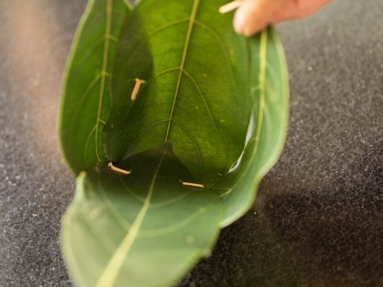 jackfruit leaves for making kotte kadubu recipe