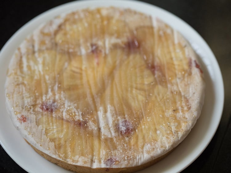 eggless pineapple upside down cake recipe