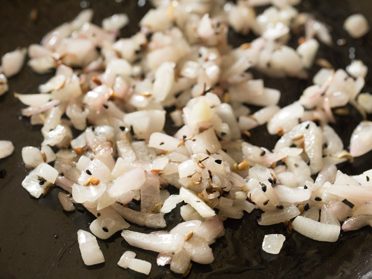 sautéing onions. 