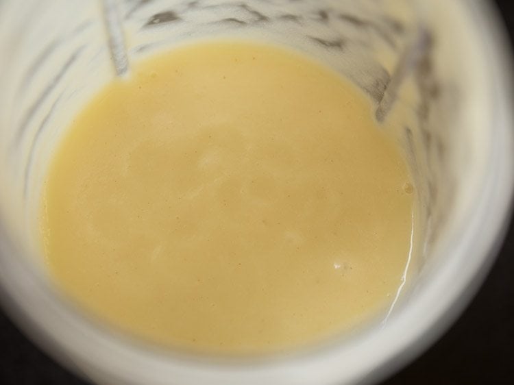 blend the ingredients till smooth.