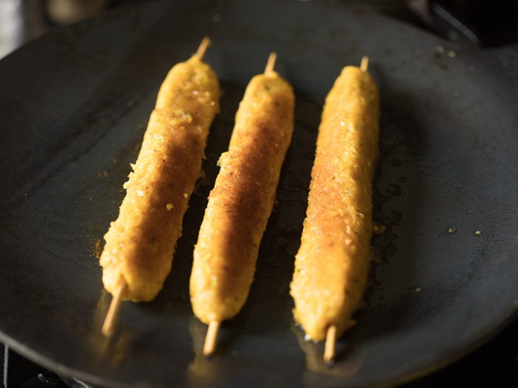 making sweet corn kabab recipe