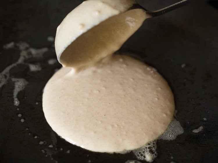 making eggless whole wheat pancakes