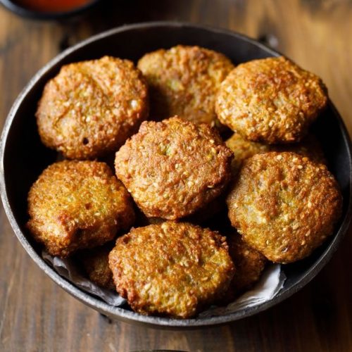 ponk vada recipe, hurda vada recipe, jowar vada recipe