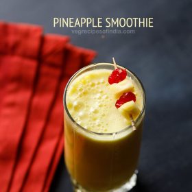 pineapple smoothie, pineapple smoothie recipe