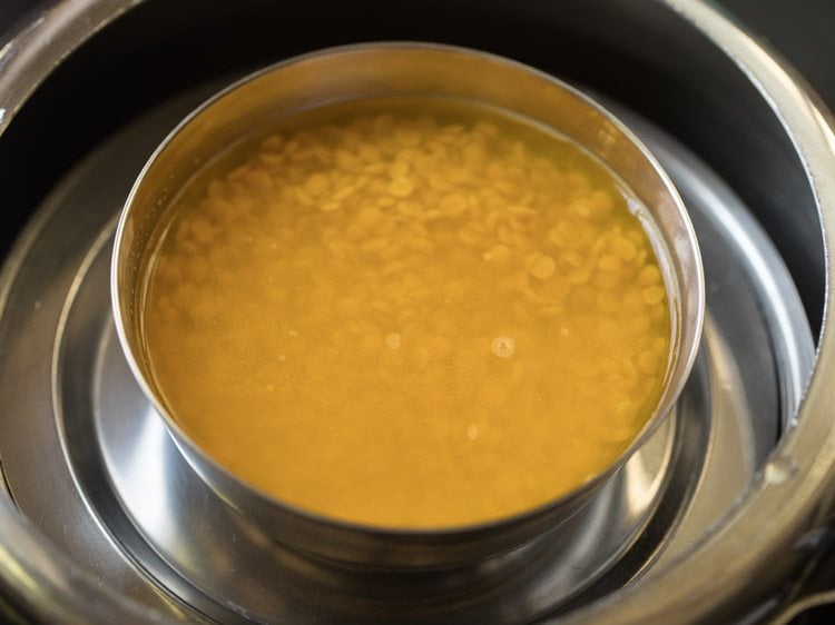 making pumpkin sambar recipe