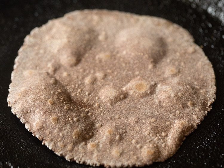 making ragi roti recipe