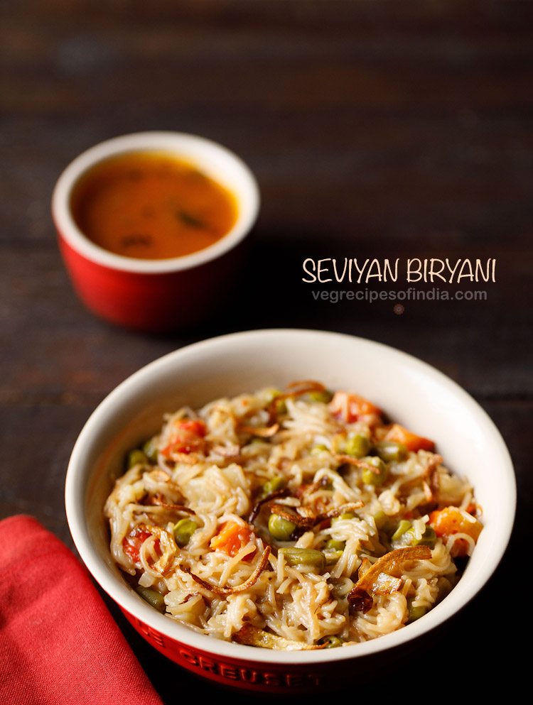 seviyan biryani recipe