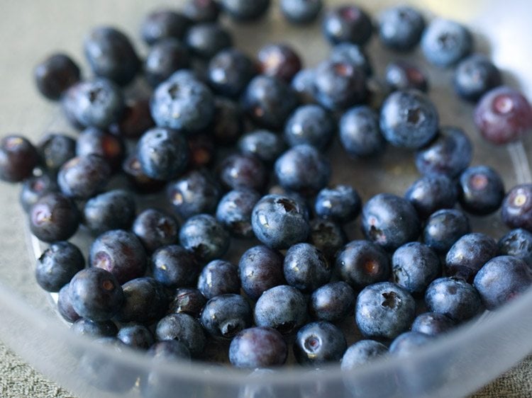 blueberries in a bowl