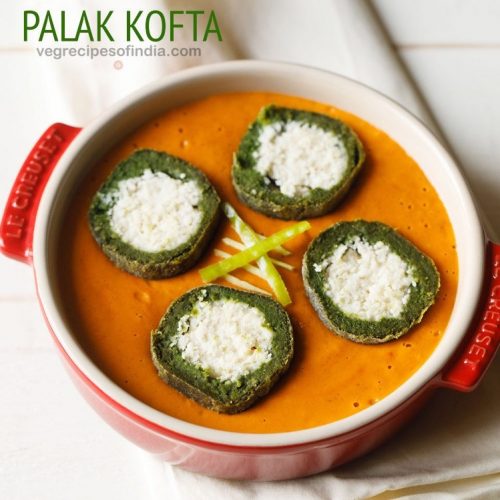 palak kofta recipe, palak paneer kofta recipe, spinach kofta recipe
