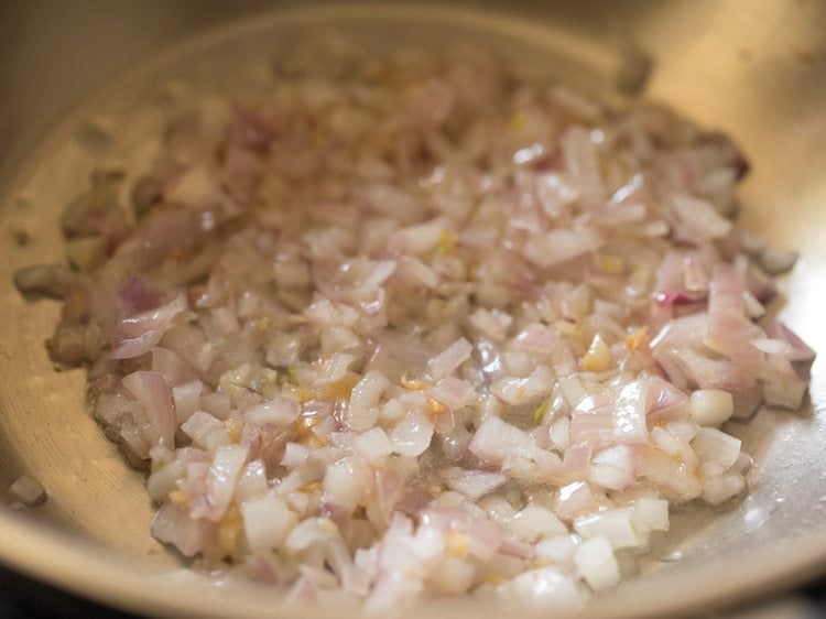 sautéing onions for refried beans recipe. 