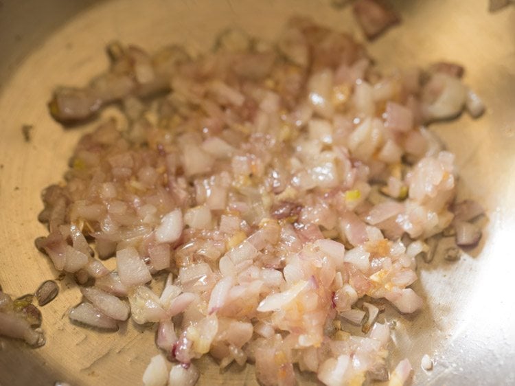 sautéing onions for refried beans recipe. 