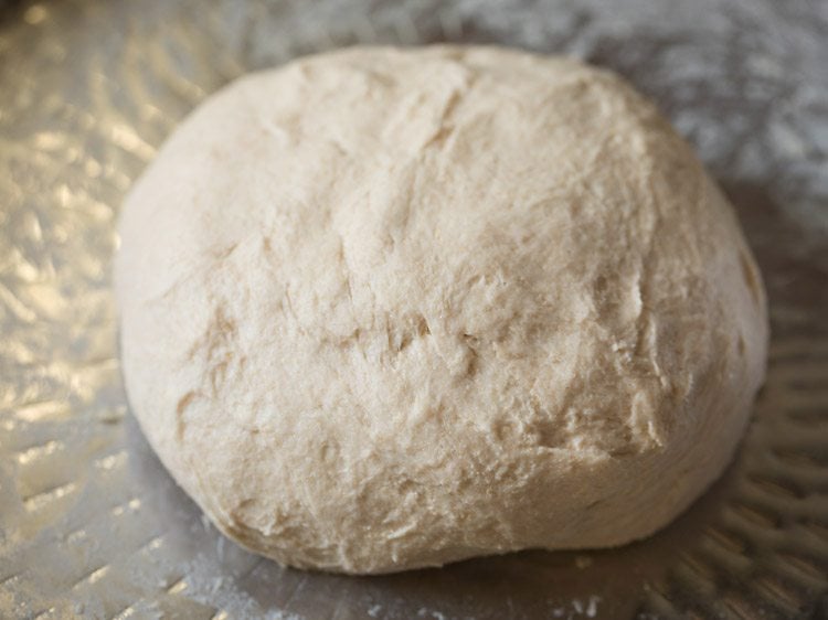 dough kneaded again after 30 minutes. 