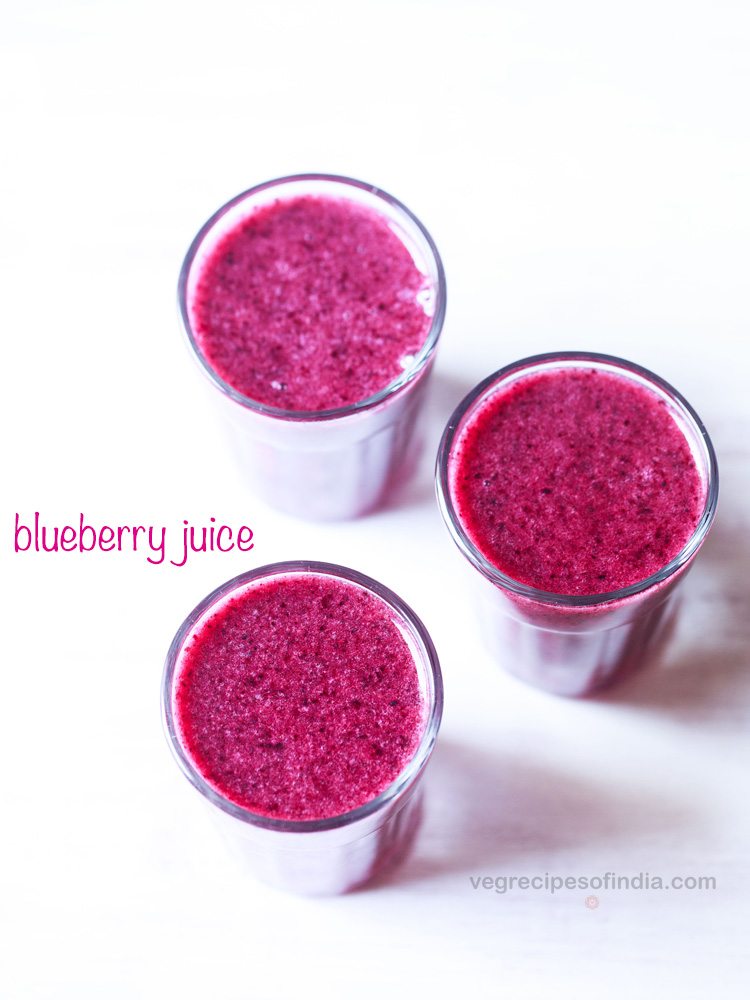 blueberry juice recipe