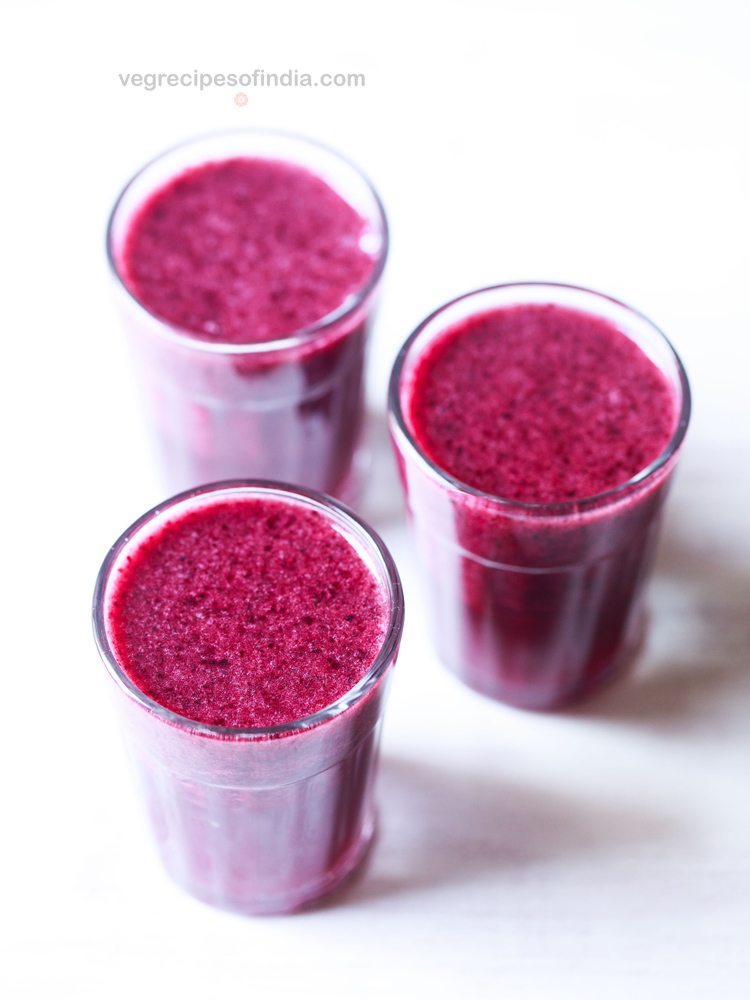 fresh blueberry juice recipe