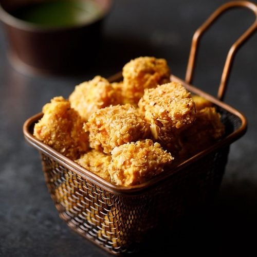 paneer popcorn recipe, paneer nuggets recipe