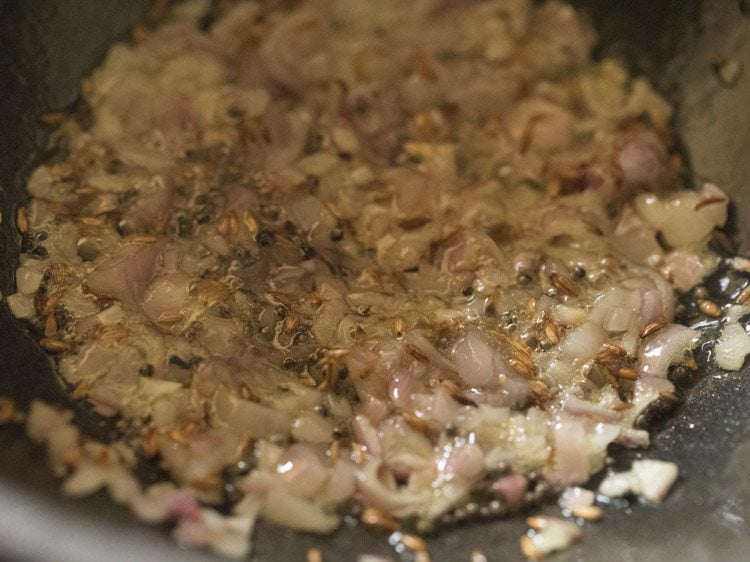 sautéing onions. 