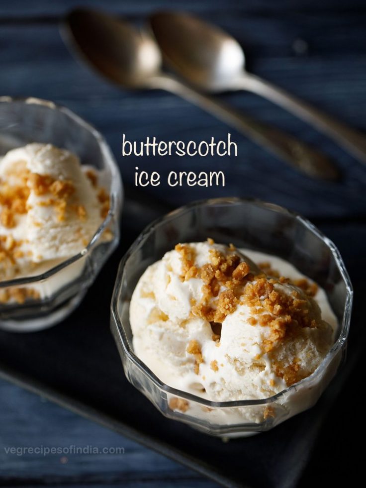 Butterscotch Ice Cream Praline Ice Cream