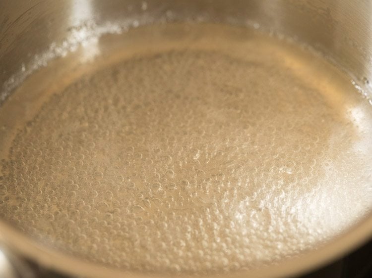 simmering agar agar with water for making panna cotta recipe without gelatin