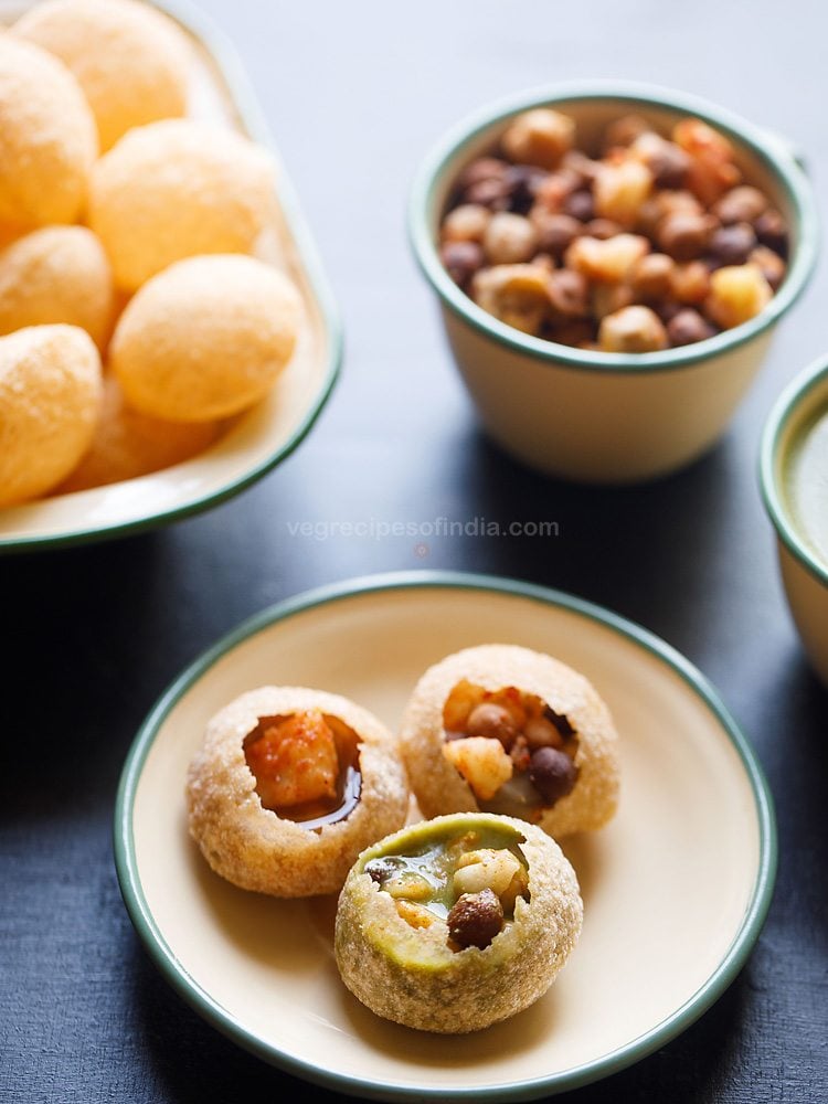 Delhi style golgappa recipe