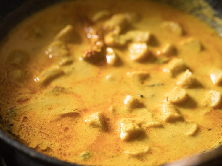 cooking gatte ki sabji. 