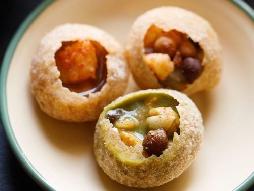 golgappa recipe, golgappa pani recipe