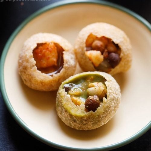 golgappa recipe, golgappa pani recipe