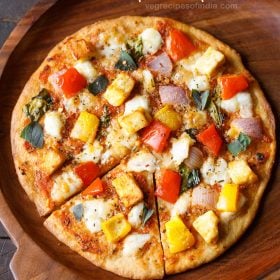 indian paneer pizza recipe