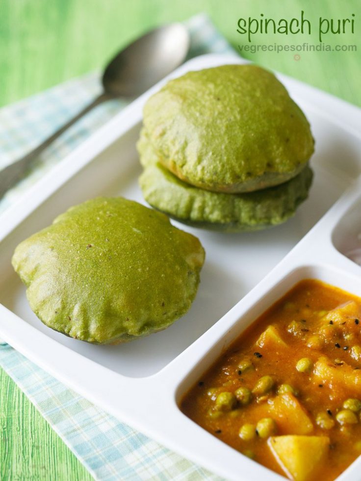 Palak Puri Palak Poori » Dassana's Veg Recipes