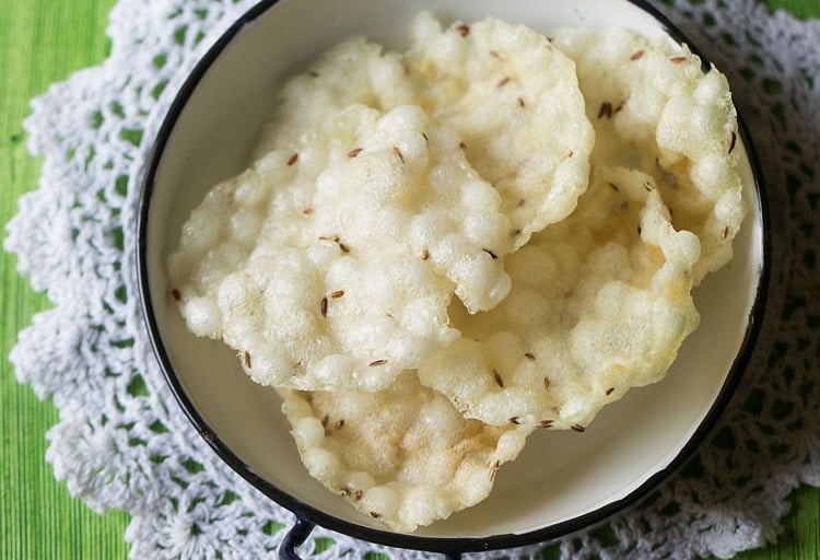 Sabudana Papad Javvarisi Vadam Saggubiyyam Vadiyalu