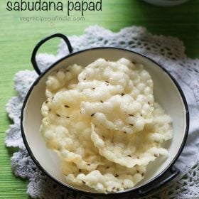 sabudana papad recipe