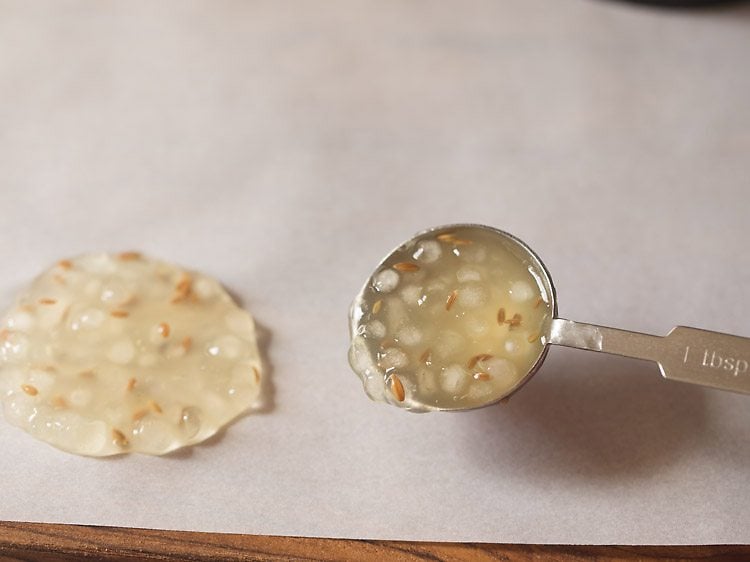 making sabudana papad recipe