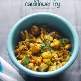 cauliflower fry recipe