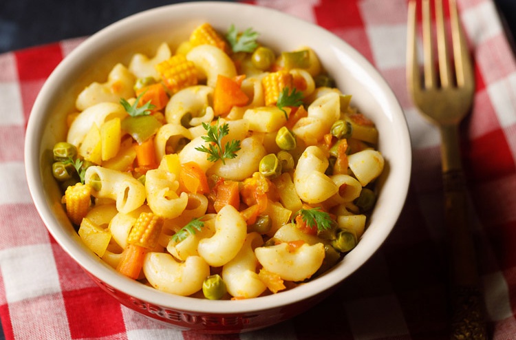Macaroni Recipe (Indian Style Macaroni Pasta)