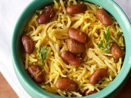 rajma pulao recipe, rajma rice