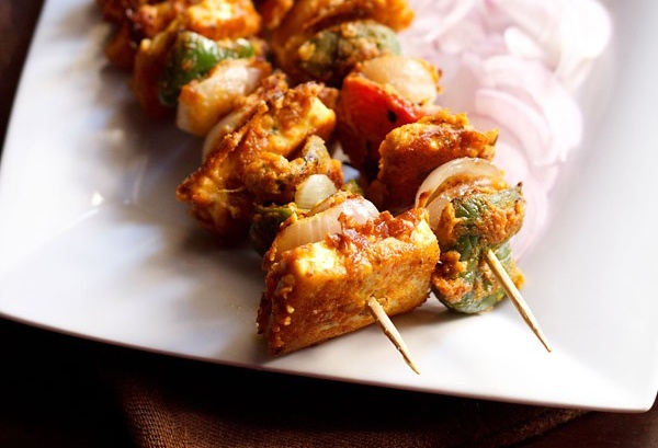 Paneer tikka recipe, how to make paneer tikka on tawa 