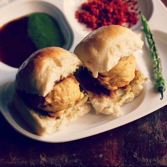 Thin Vada Pav Recipe Thin Vada Pav Recipe