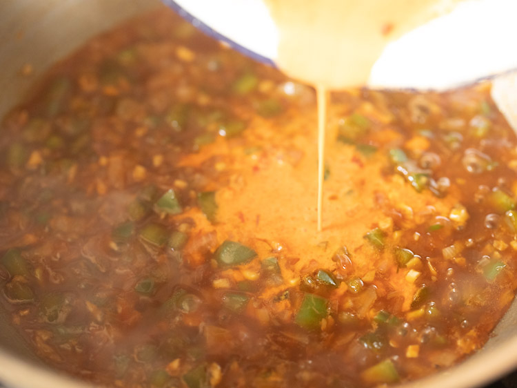 making chilli potato