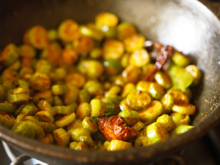 making kovakkai poriyal