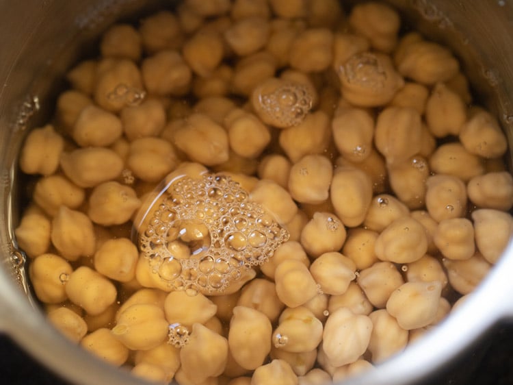 adding water in the cooker