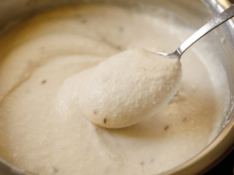 batter prepared for making dibba rotti. 