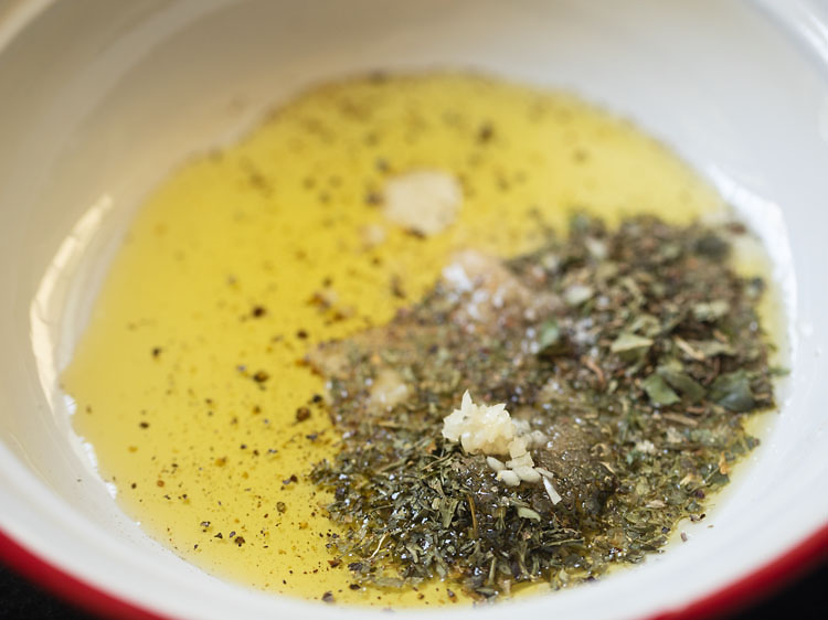 adding minced garlic in the dressing. 