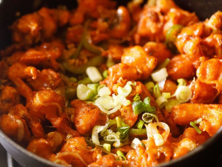 Chilli Gobi (Cauliflower Chilli) » Dassana's Veg Recipes