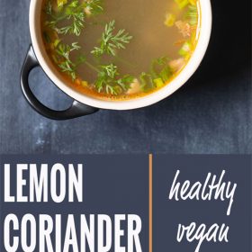 lemon coriander soup