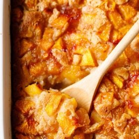 peach cobbler